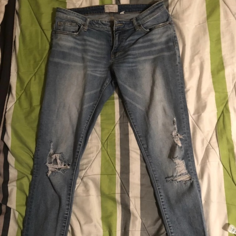 BKE Payton Distressed Skinny Jeans - 30